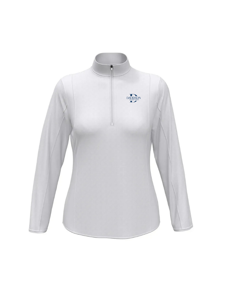Callaway Ladies Diamond Quilted Fleece 1/4 Zip Jacket