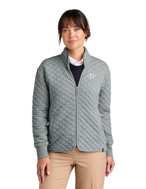 Brooks Brothers Women's Diamond Quilt Full-Zip